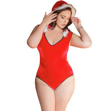 sexy women santa claus dress for adults uniform hooded costume velvet v neck sleeveless fur jumpsuit performance peplum J4U66
