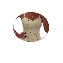 Sexy Women Sleeveless Bodycon Party Polka Dots Casual Cocktail Short Mini Dress Fashion P16 J4U66