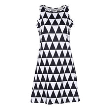 Sexy Women Sleeveless Crew Neck A-Line Party Off-Shoulder Dress J4U66