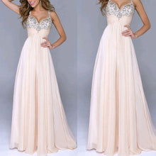 sexy women sleeveless sequin prom ball party dress formal gown long dress J4U66