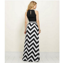 Sexy Striped Long Maxi Dress Ladies Boho Beach Elegant Sundress Dresses LE3 J4U66