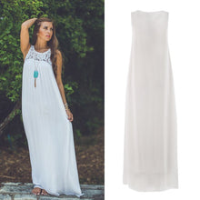 Sexy Women Boho Long Maxi Evening Party Lace Dress Beach Dresses Sundress J4U66