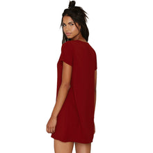 sexy women dress tie up criss solid o neck short sleeves casual dress bandage mini party dress vestidos J4U66