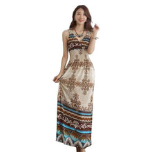 Sexy Floral V Neck Bodycon Beach Dress Boho Bohemia Maxi Long DressesJFY66