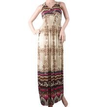 Sexy Floral V Neck Bodycon Beach Dress Boho Bohemia Maxi Long DressesJFY66