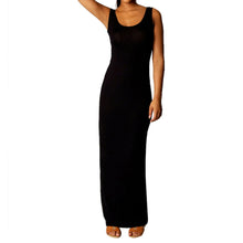 Sexy Women Sleeveless Bodycon Dress Scoop Neck Bandage Party Long Maxi Dresses  J4U66