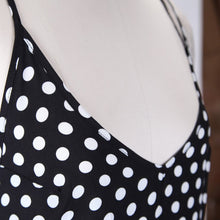 Sexy Women V Neck Polka Dot Beach Long Dress Loose Party Club Maxi Dresses Vestidos J4U66