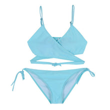 sexy womens bandage set push up padded bra swimsuit bathing swimwear J4U66