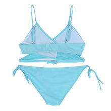sexy womens bandage set push up padded bra swimsuit bathing swimwear J4U66