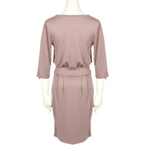 Sexy Women's Elegant Wear to Work Party Dress Round Neck Straight Formal Club Dresses With Belt J4U66