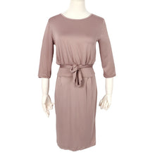 Sexy Women's Elegant Wear to Work Party Dress Round Neck Straight Formal Club Dresses With Belt J4U66