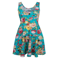 Sexy Women's Floral Sleeveless Short Mini Dress Body-con Casual Beach Sundress J4U66