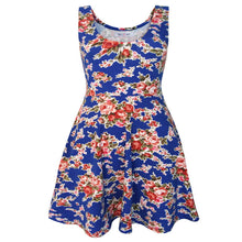 Sexy Women's Floral Sleeveless Short Mini Dress Body-con Casual Beach Sundress J4U66