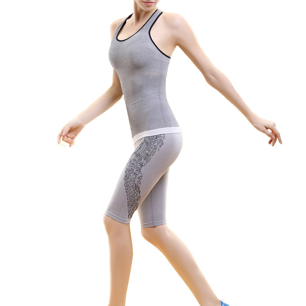 Sexy Women's Free Size Cropped Leggings S Fitted Half Pants J4U66