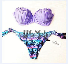 sexy womens bikini set mesh hollow out top swimsuit strap swimwearcut out lady bathingsuit thong bottoms bandage J4U66
