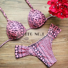 sexy womens bikini set mesh hollow out top swimsuit strap swimwearcut out lady bathingsuit thong bottoms bandage J4U66