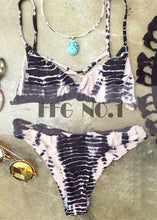 sexy womens bikini set mesh hollow out top swimsuit strap swimwearcut out lady bathingsuit thong bottoms bandage J4U66