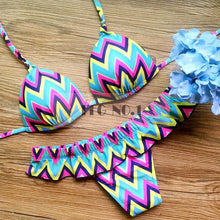 sexy womens bikini set mesh hollow out top swimsuit strap swimwearcut out lady bathingsuit thong bottoms bandage J4U66
