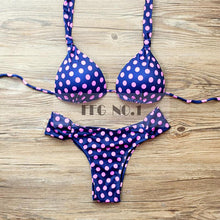 sexy womens bikini set mesh hollow out top swimsuit strap swimwearcut out lady bathingsuit thong bottoms bandage J4U66