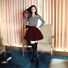 Sexy Womens High Waist Skater Mini Skirt Plain Flared Pleated A-Line Short S-XL Whole J4U66