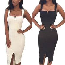 Sexy Womens Sleeveless Bandage Bodycon Maxi Party Dress J4U66