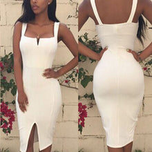 Sexy Womens Sleeveless Bandage Bodycon Maxi Party Dress J4U66