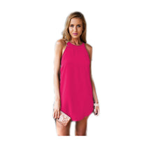 Sexy Womens Casual Sleeveless Party Dresses Beach Short Mini Dress Ladies Casual P16 J4U66