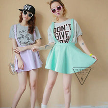 Sexy Womens Suspender Skirt Belt Waist Skater Flared Pleated Mini Skirt M Whole J4U66