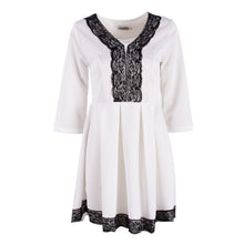 Sexy Womens V-neck Evening Party Dress Lady Lace Formal Dresses J4U66