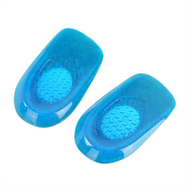 Silicone Gel Feet Cushion Foot Heel Elastic Care Half Insole Shoe Pad With Cloth Anti-fatigue LE3 J4U66