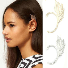 Silver Gold Plated Ear Wrap Wing Ear Clip Punk Rock Metal Angel Ear Cuff Earring Ear Jewelry J4U66