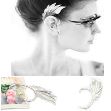Silver Gold Plated Ear Wrap Wing Ear Clip Punk Rock Metal Angel Ear Cuff Earring Ear Jewelry J4U66