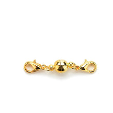 Silver/Gold Plated Strong Paved Magnetic Clasps Jewelry Findings Magnetic Clasps Lobster Clasps for Necklace and Bracelets 5 PCS J4U66
