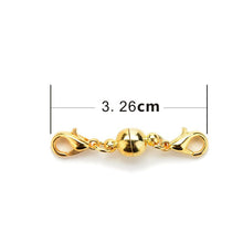 Silver/Gold Plated Strong Paved Magnetic Clasps Jewelry Findings Magnetic Clasps Lobster Clasps for Necklace and Bracelets 5 PCS J4U66