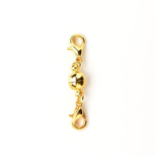 Silver/Gold Plated Strong Paved Magnetic Clasps Jewelry Findings Magnetic Clasps Lobster Clasps for Necklace and Bracelets 5 PCS J4U66