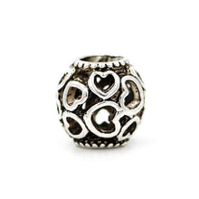 Silver Plated DIY Beads Fits Bracelet Necklace Pendants Jewelry Making Tower Doll Leaves Heart Crown 7 Pattern J4U66