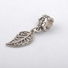 Silver Plated DIY Beads Fits Bracelet Necklace Pendants Jewelry Making Tower Doll Leaves Heart Crown 7 Pattern J4U66