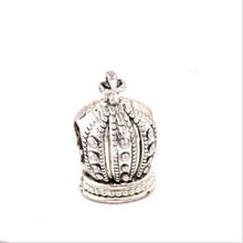 Silver Plated DIY Beads Fits Bracelet Necklace Pendants Jewelry Making Tower Doll Leaves Heart Crown 7 Pattern J4U66