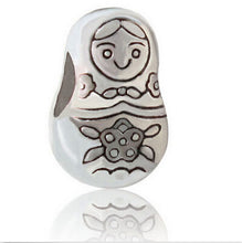Silver Plated DIY Beads Fits Bracelet Necklace Pendants Jewelry Making Tower Doll Leaves Heart Crown 7 Pattern J4U66