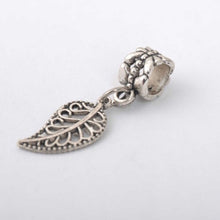 Silver Plated DIY Beads Fits Bracelet Necklace Pendants Jewelry Making Tower Doll Leaves Heart Crown 7 Pattern J4U66