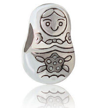 Silver Plated DIY Beads Fits Bracelet Necklace Pendants Jewelry Making Tower Doll Leaves Heart Crown 7 Pattern J4U66
