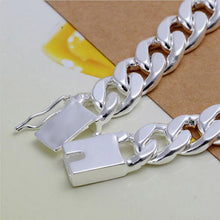 Silver Plated Gift Jewelry Bracelet 10cm Trendy Men Male Bangle Bracelet J4U66