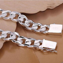 Silver Plated Gift Jewelry Bracelet 10cm Trendy Men Male Bangle Bracelet J4U66