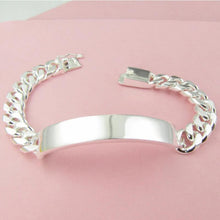 Silver Plated Gift Jewelry Bracelet 10cm Trendy Men Male Bangle Bracelet J4U66