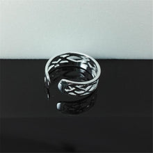 Silver Plated Zinc Alloy Adjustable Size Finger Rings Toe Ring For Women J4U66