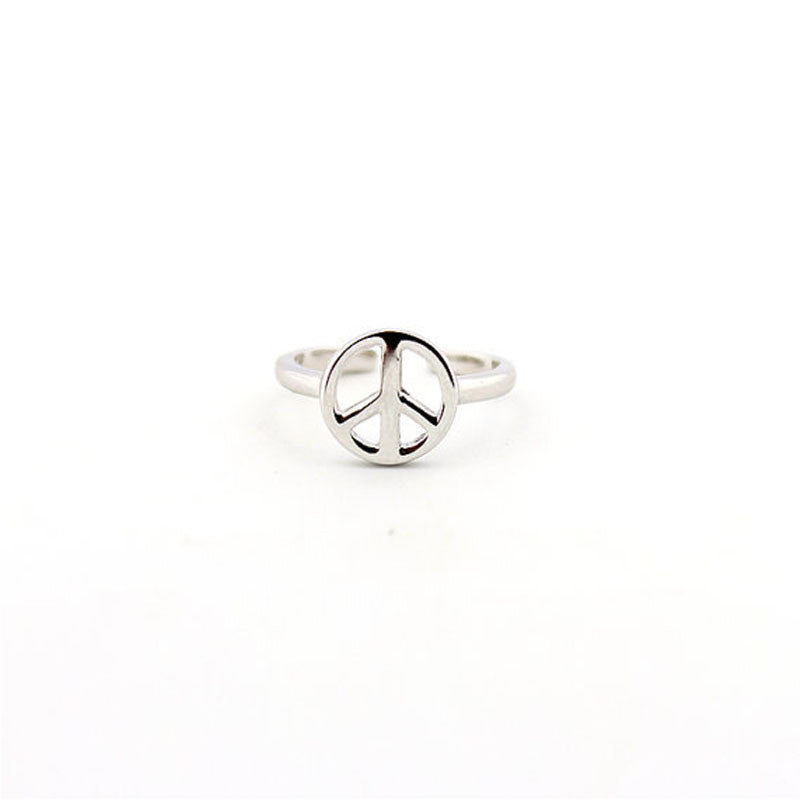 Simple Peace Open Adjustable Foot Jewelry Beach Jewelry S Delicate Toe Ring J4U66