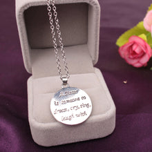 Sister Tree Of Life Pendant Necklace Letters Engraved Silver Charm Sweater Chain For Sister Family Gift J4U66