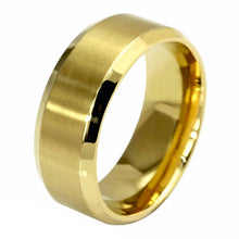 Size 5-14 Stainless Steel Rings for Men Wedding Band Silver Black Gold Rose 8mm Ring Y8 J4U66