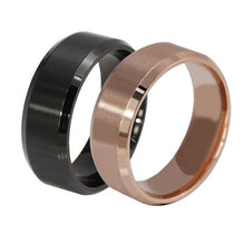 Size 5-14 Stainless Steel Rings for Men Wedding Band Silver Black Gold Rose 8mm Ring Y8 J4U66