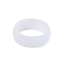 Size 8 9 10 11 12 Men 9mm Cozy Rubber Silicone Rings Flexible Wedding Band J4U66
